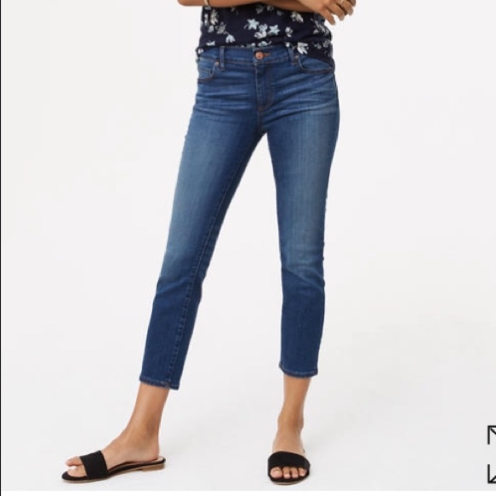 Loft Skinny Crop Jeans,Size 27/4. Great condition!