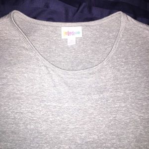 LuLaRoe heathered grey Irma CS