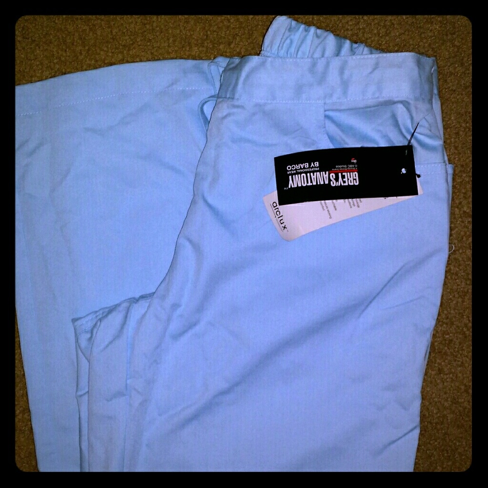 NWT greys anatomy blue scrub pants small