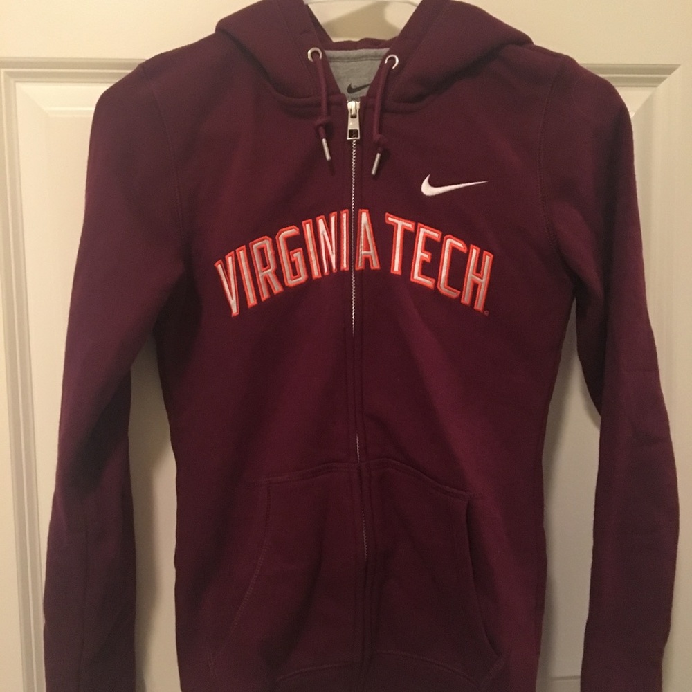 Virginia Tech XS women's full zip hoodie