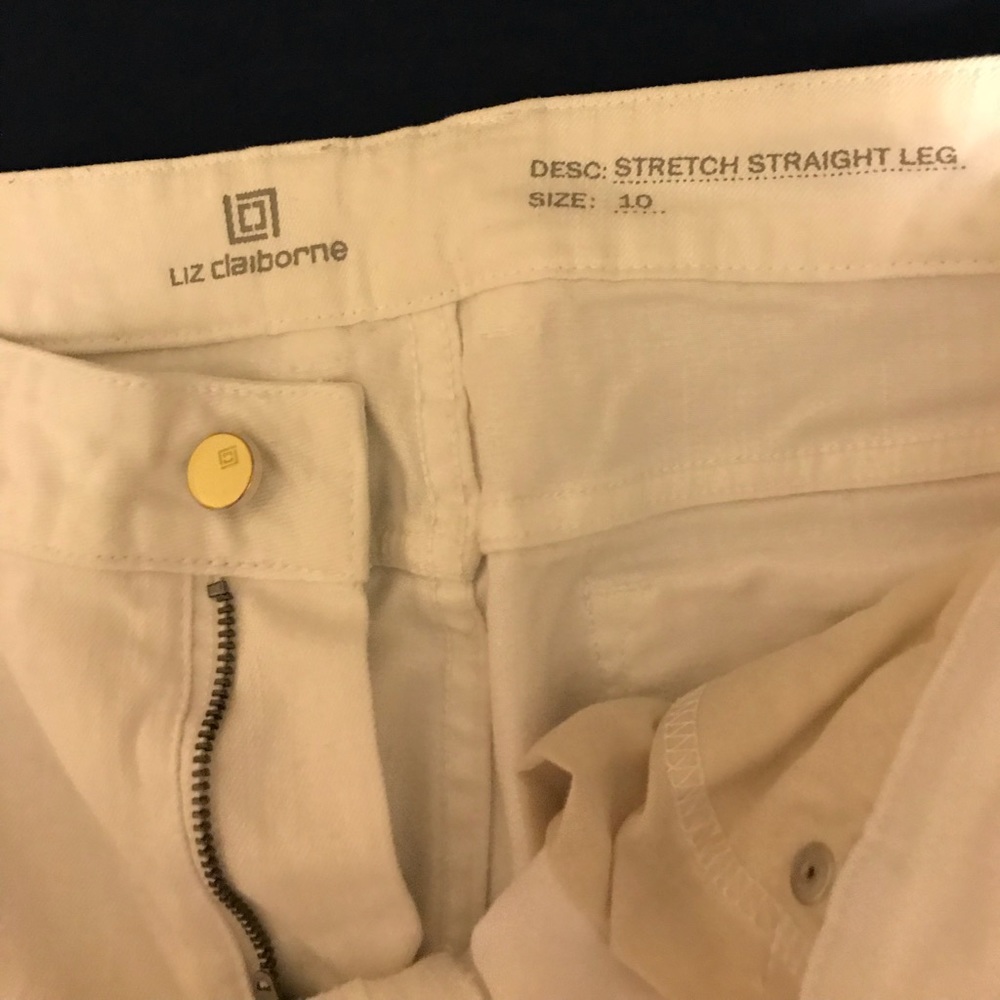 Liz Clairborne white pants