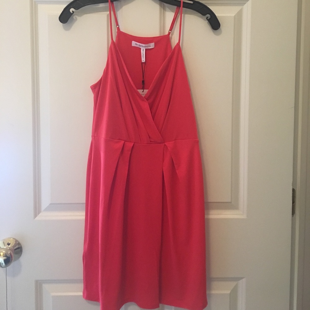 XS BCBGGeneration Coral Dress NWT