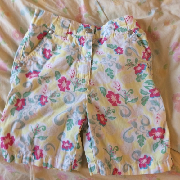 Hanna Andersson Other - Hanna Andersson Kid's 100 US 4 Flowered Shorts