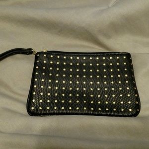 Gold dot wristlet NWOT