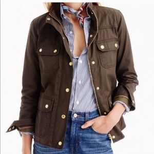 J Crew Green Field Jacket