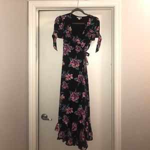 Miami high low floral dress