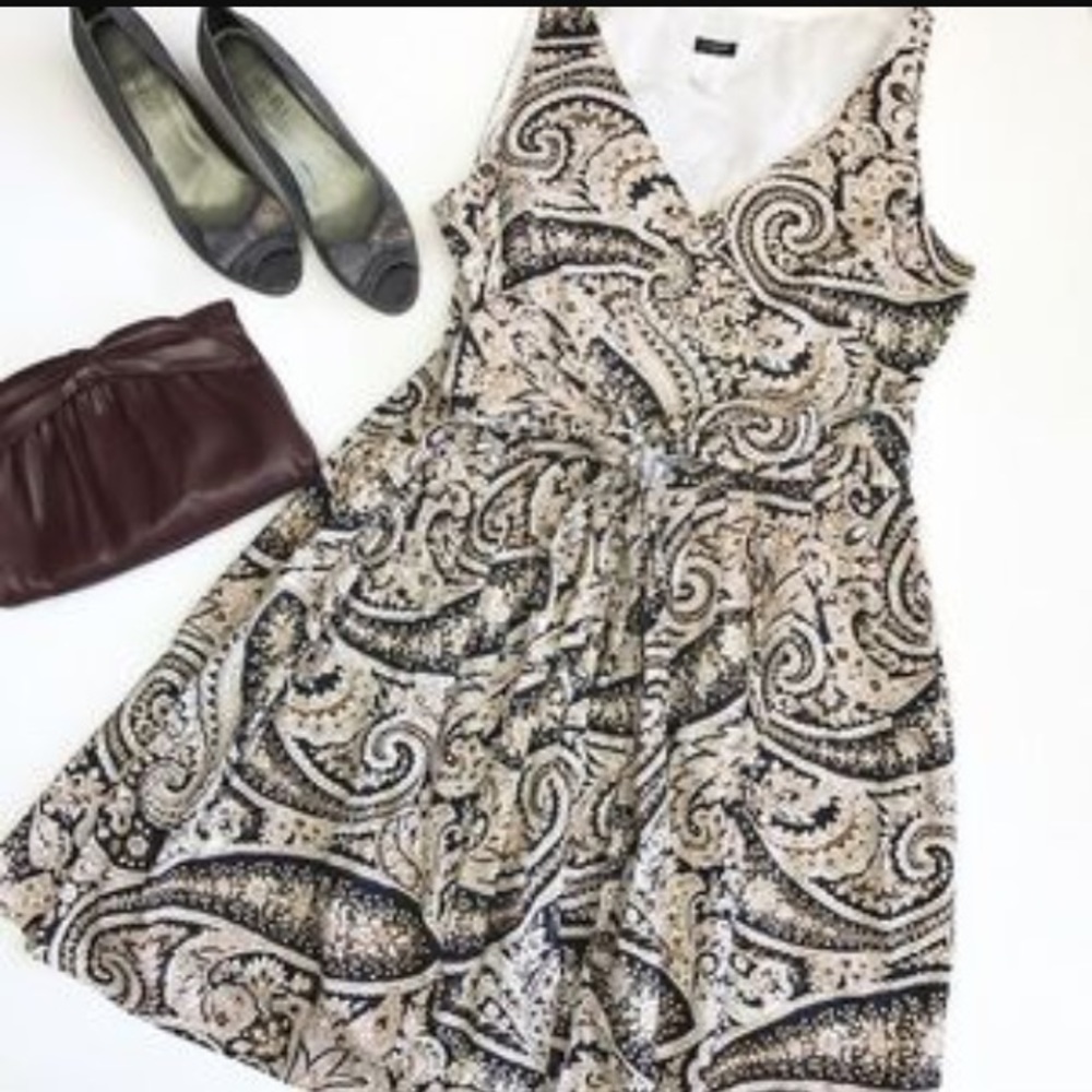 J Crew Paisley Dress, size 2
