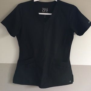 Barco One Black Scrubs Tops
