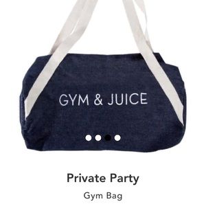 Private party gym bag