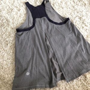 lululemon open back tank