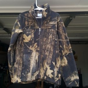 Columbia camo jacket boys sz 8