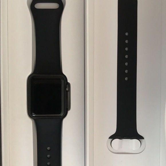 Matte Black. Apple Watch Series 1 38mm