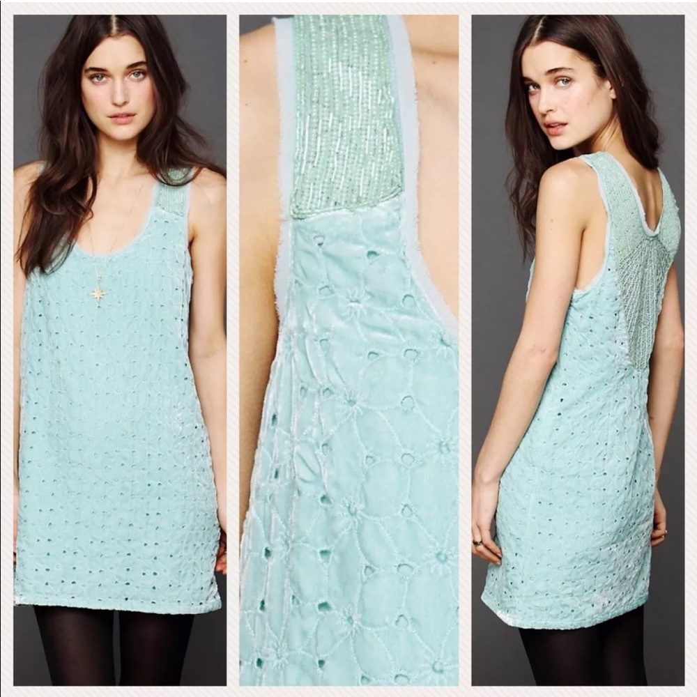 FREE PEOPLE DANCE TO PIECES DRESS SIZE 2