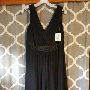 David's Bridal Jersey dress w/ Charmeuse waist