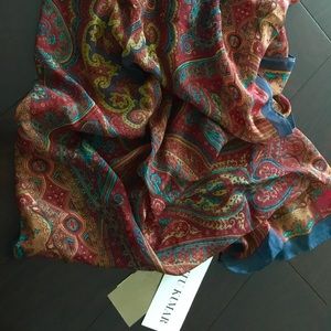 NWT! Ritu Kumar silk scarf