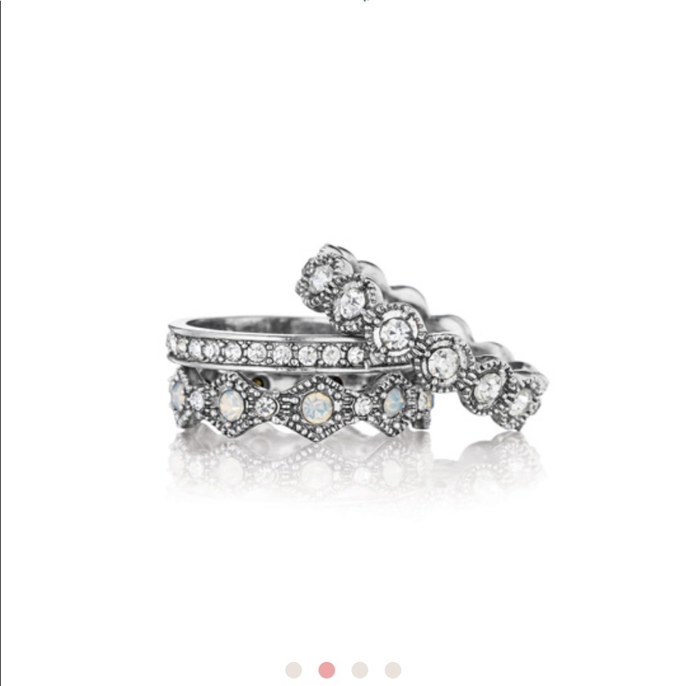 CHLOE AND ISABEL THREE SET HEIRLOOM RINGS