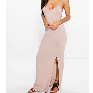 Knot cross back Maxi Dress