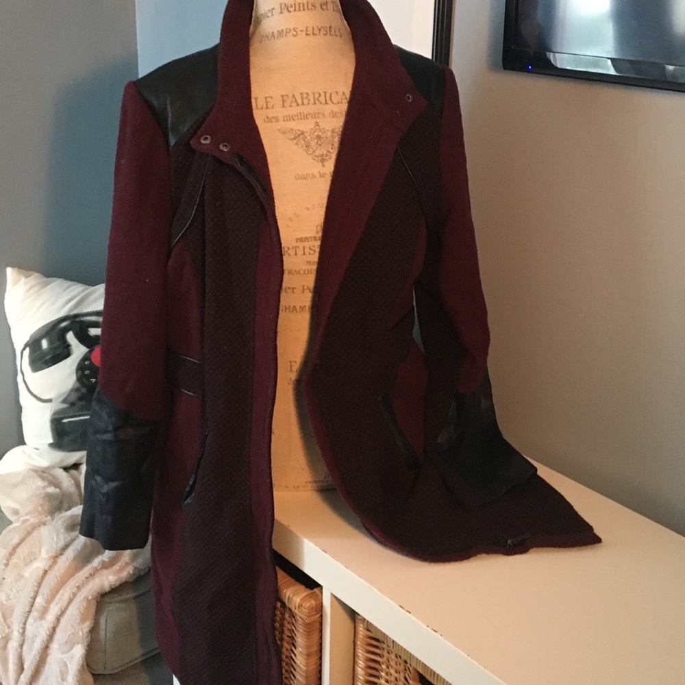 Zip Up Pea Coat