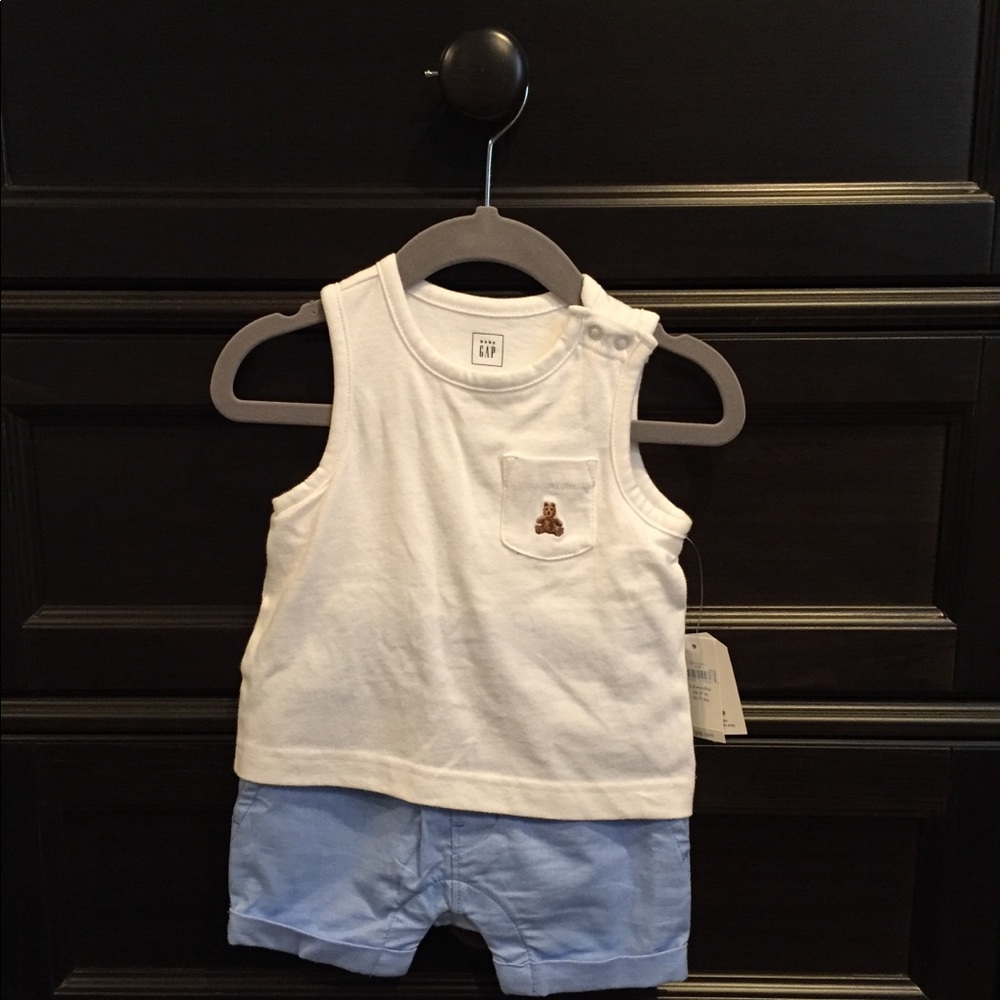 Baby Gap boys Short Coverall