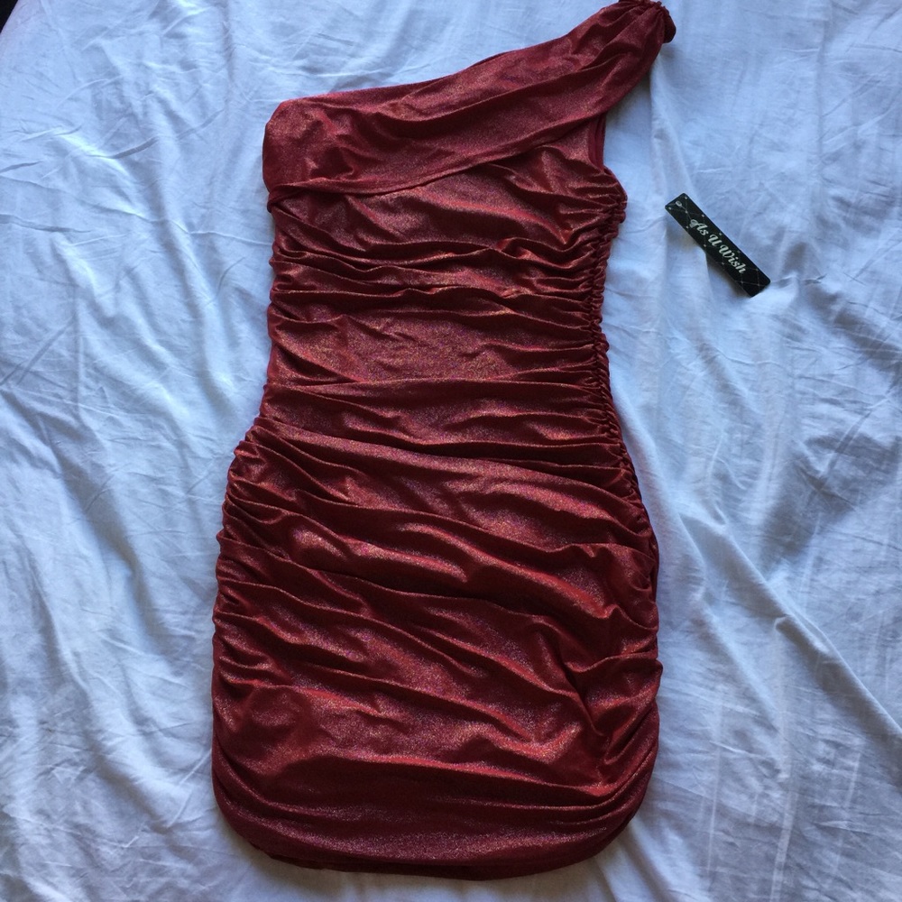 Off the Shoulder Red Dress