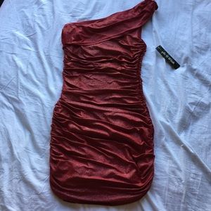 Off the Shoulder Red Dress