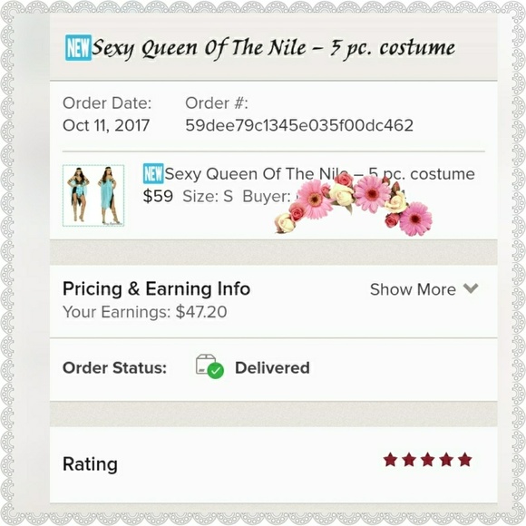 🆕Sexy Queen Of The Nile – 5 pc. costume - Picture 7 of 8