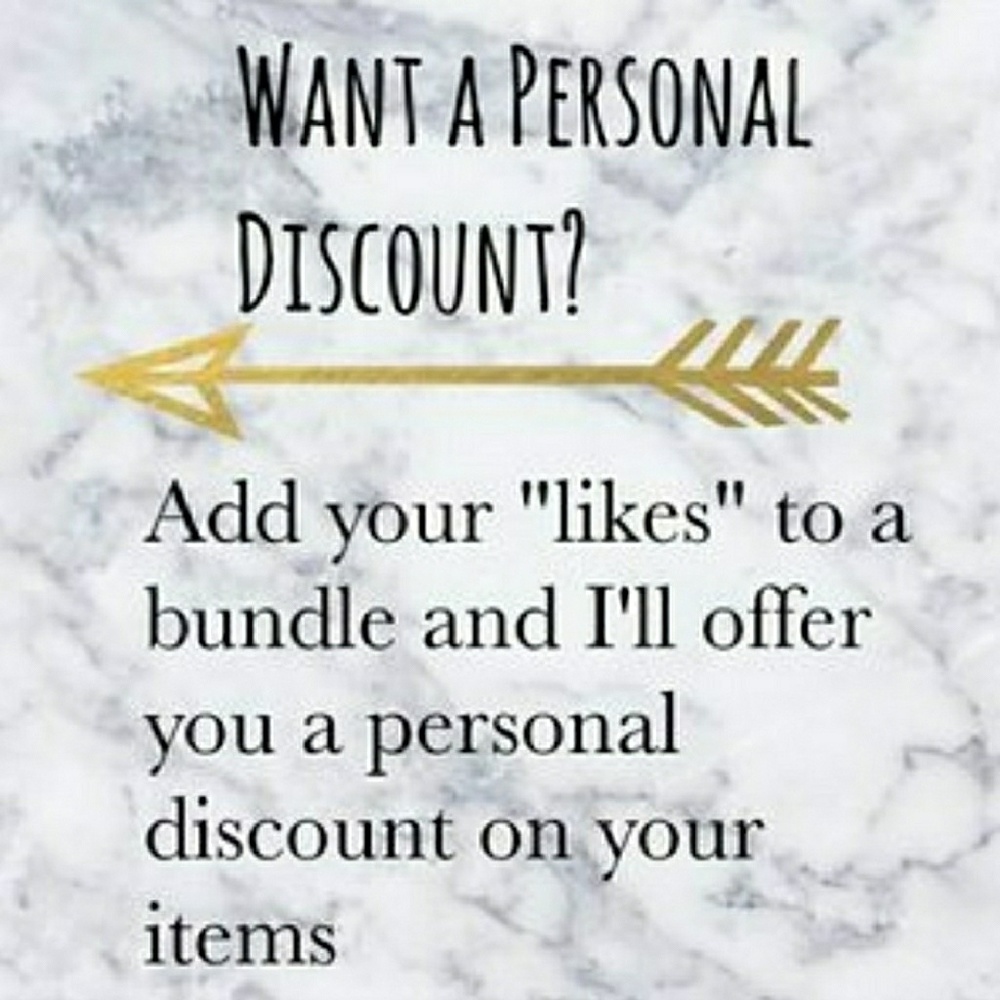 Personal Discounts Available!