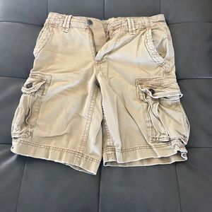 Men’s AE khaki cargo shorts