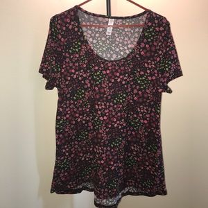 LulaRoe classic floral tee