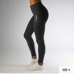 GYMSHARK Seamless Legging Black Marl