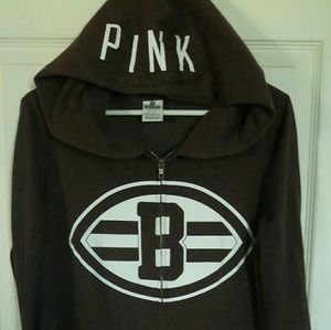 Victoria's Secret PINK CLEVELAND Browns zip up