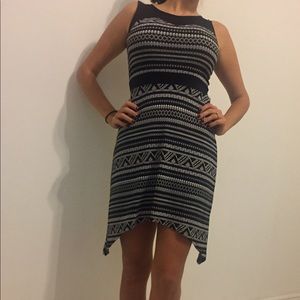 Black white everyday dress