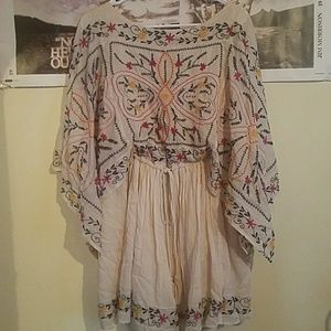 Free People embroidered dress
