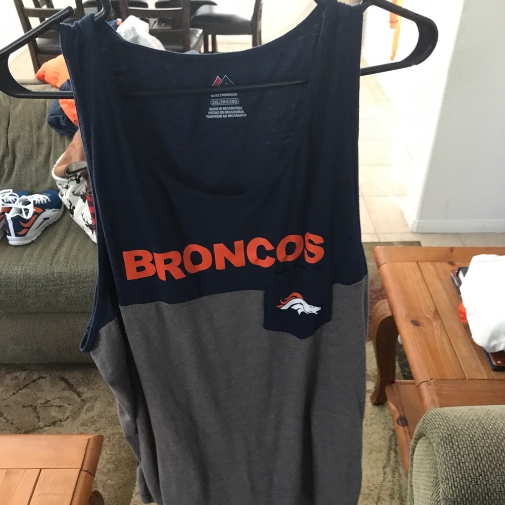 Mens Broncos tank top