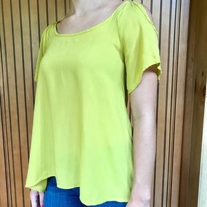 Flowy green blouse