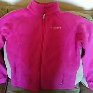 Columbia pink plus jacket