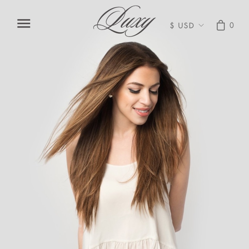 Luxy Hair Extensions Chestnut Brown