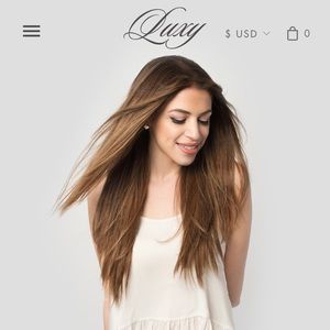 Luxy Hair Extensions Chestnut Brown