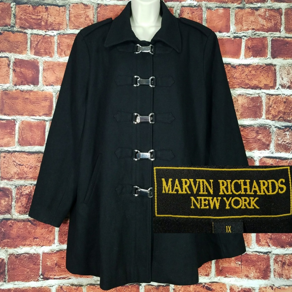 Marvin Richards NY Duffle Coat Plus Size 1X