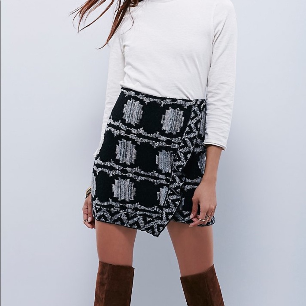 Free People Sweater Mini Skirt