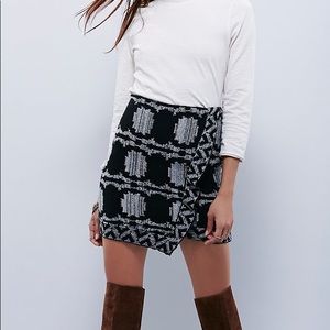 Free People Sweater Mini Skirt