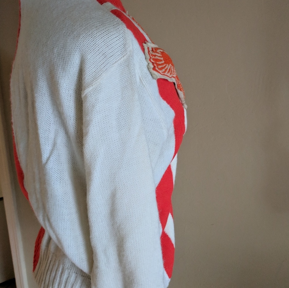 Adorable Vintage Eagles Patch Hs Pullover Sweater - image 2