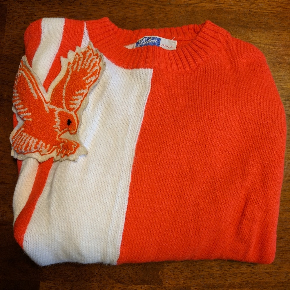 Adorable Vintage Eagles Patch Hs Pullover Sweater - image 4