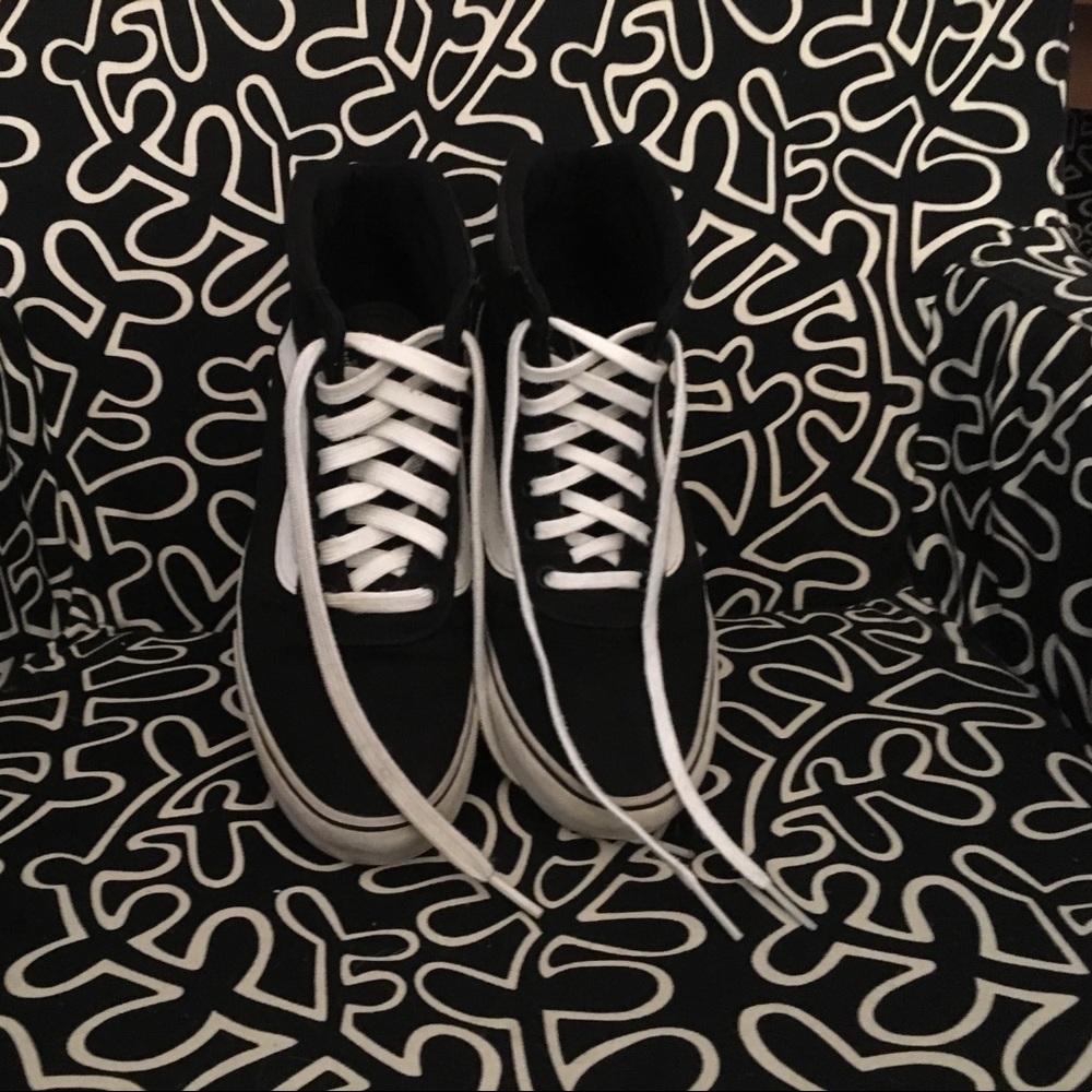 Black high top VANS