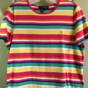 FINAL Ralph Lauren Cotton Multi-Colored Shirt