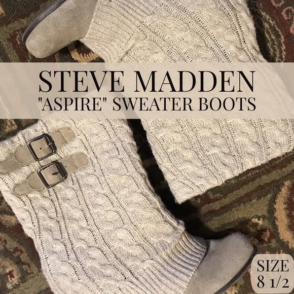 Steve Madden Shoes - 🍇 Steve Madden Aspire Sweater Boots