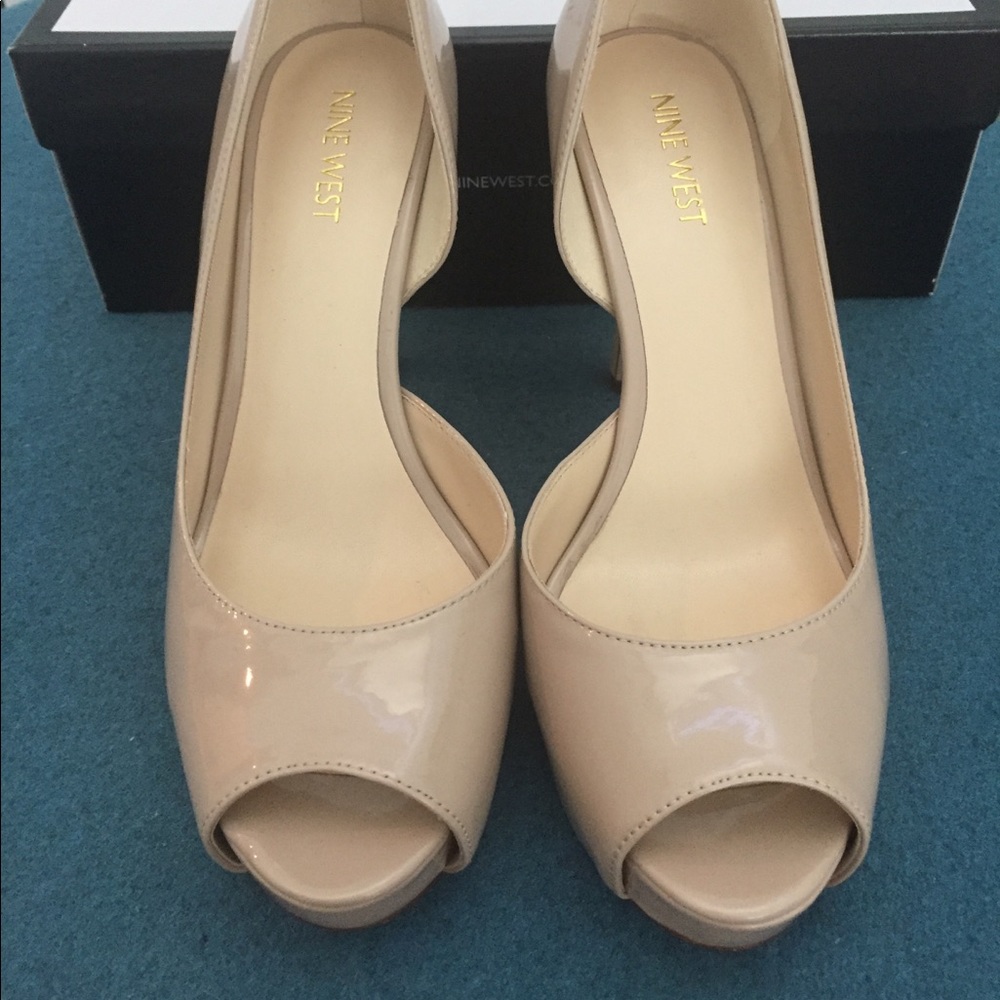 Peep Toe Pumps tan/taupe GCU