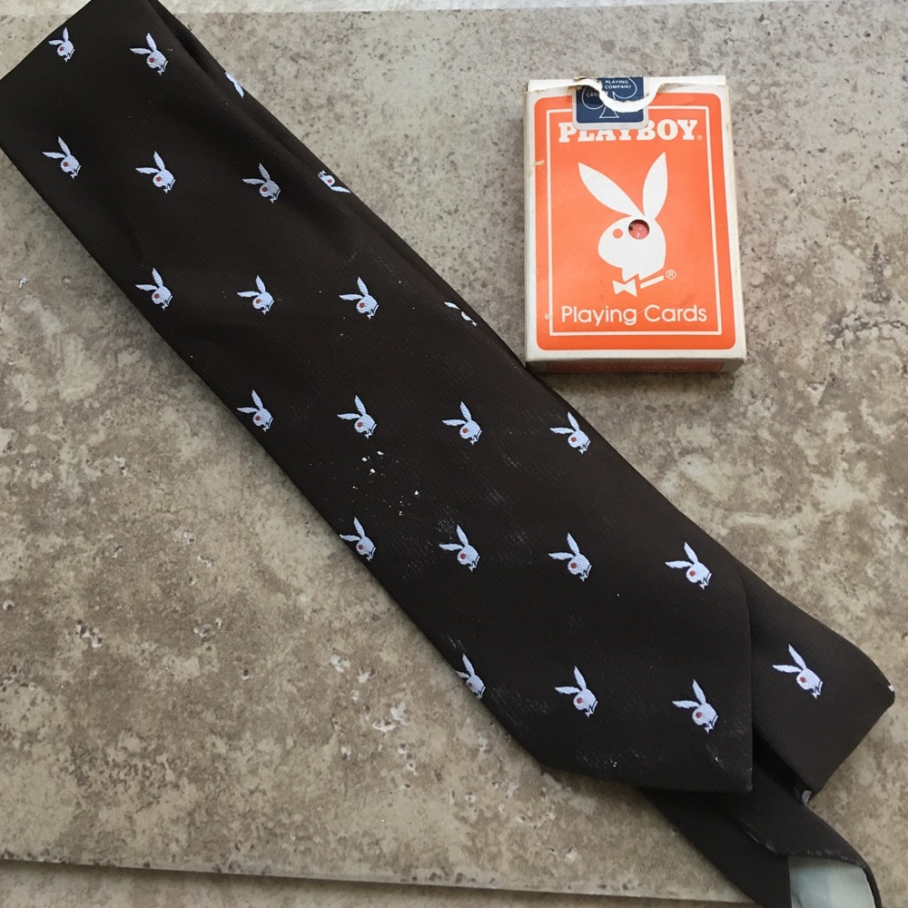 Playboy Casino Official Tie & Table Playing Card