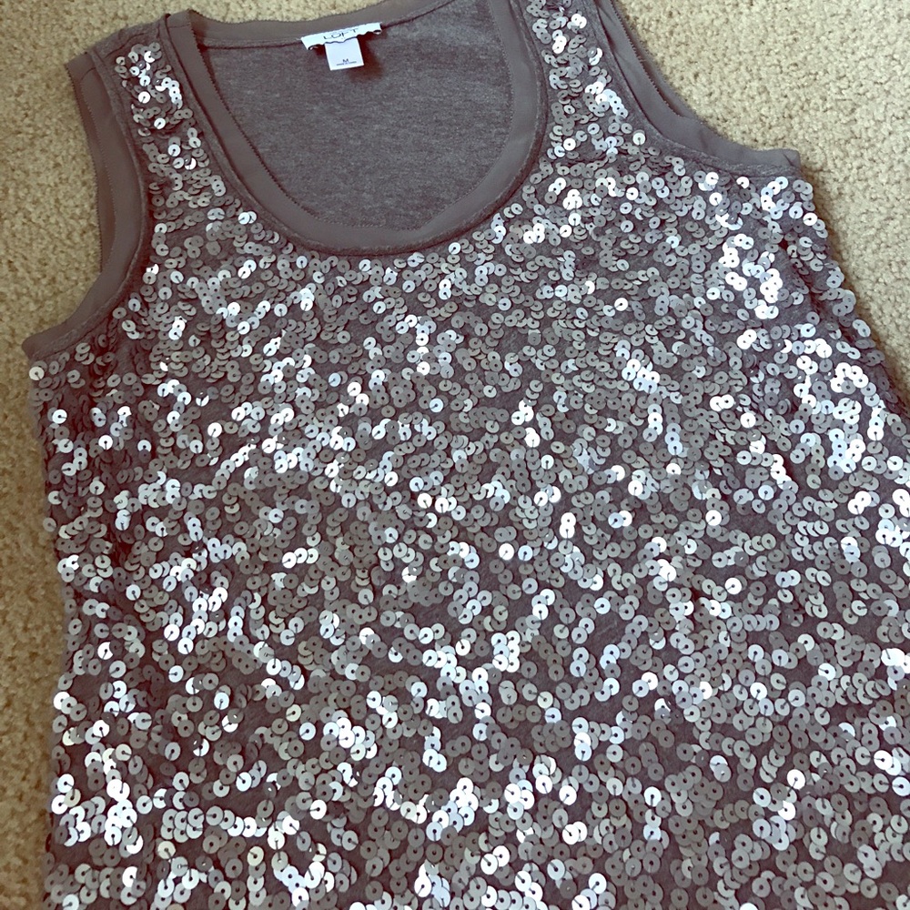 Loft sequin tank