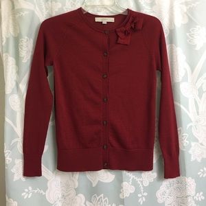 Red loft sweater with a bow xxsp